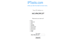 Desktop Screenshot of iptools.com